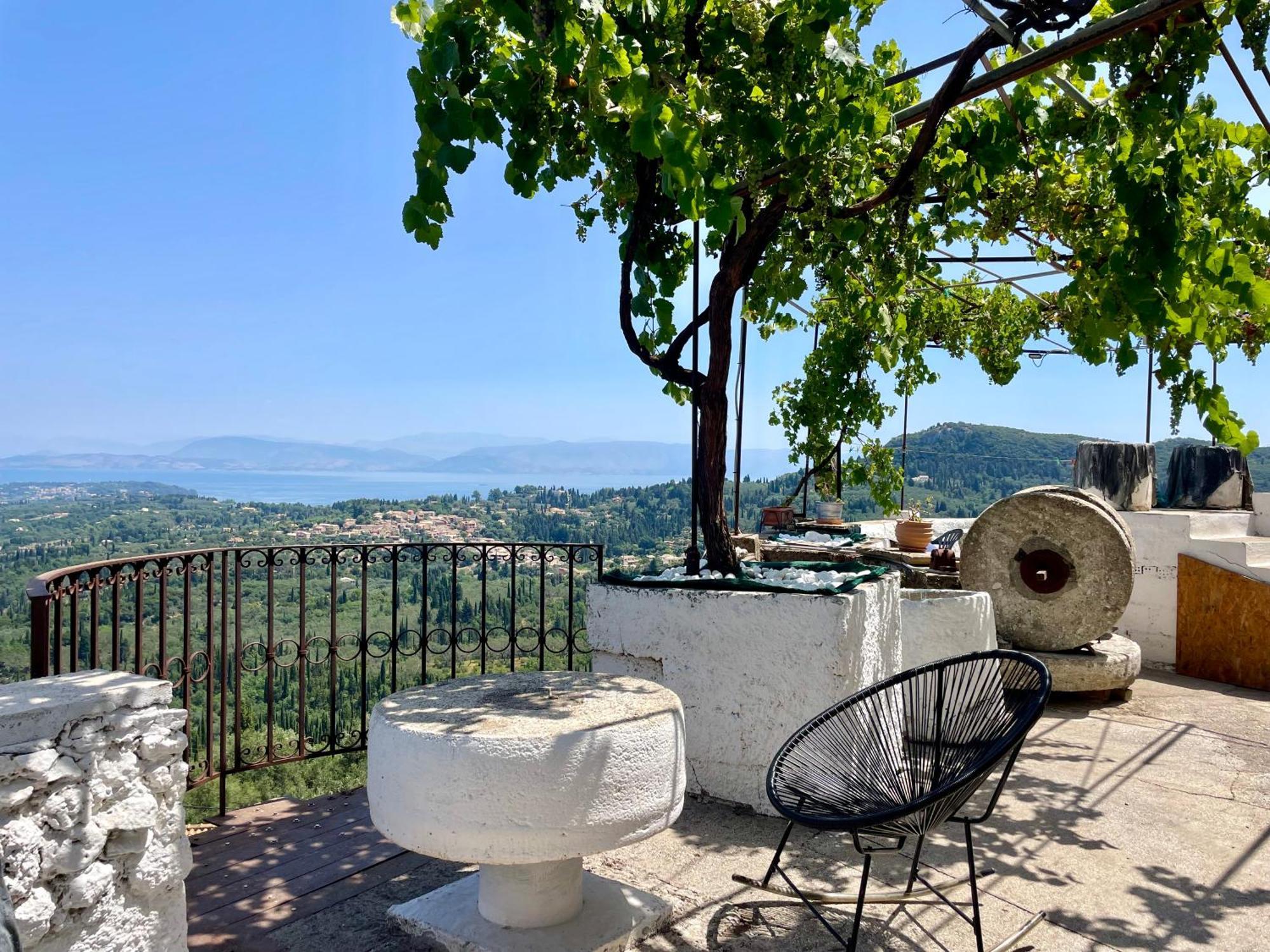Villa Mary'S House With Panoramic View Agioi Deka  Esterno foto